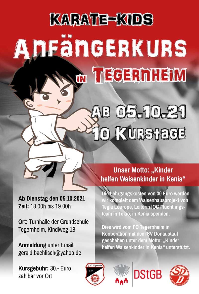 Anfängerkurs Karate-Kids in Tegernheim