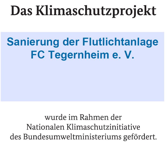 Das Klimaschutzprojekt FC Tegernheim e.V.